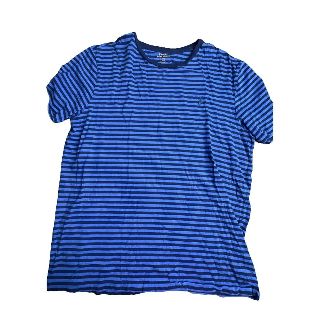 Men’s Large Polo Ralph Lauren Striped Tshirt Large (W12)
